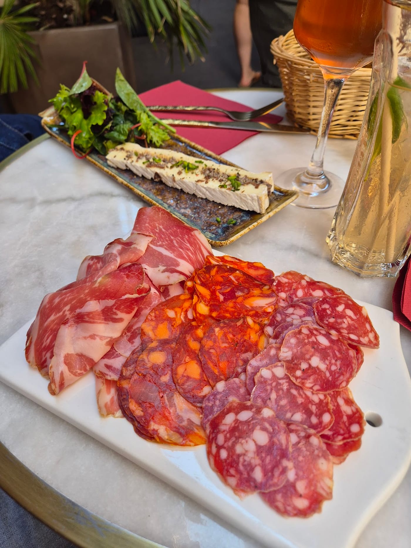 La carte du Bistrot du Fromager : planches, fromages et charcuterie