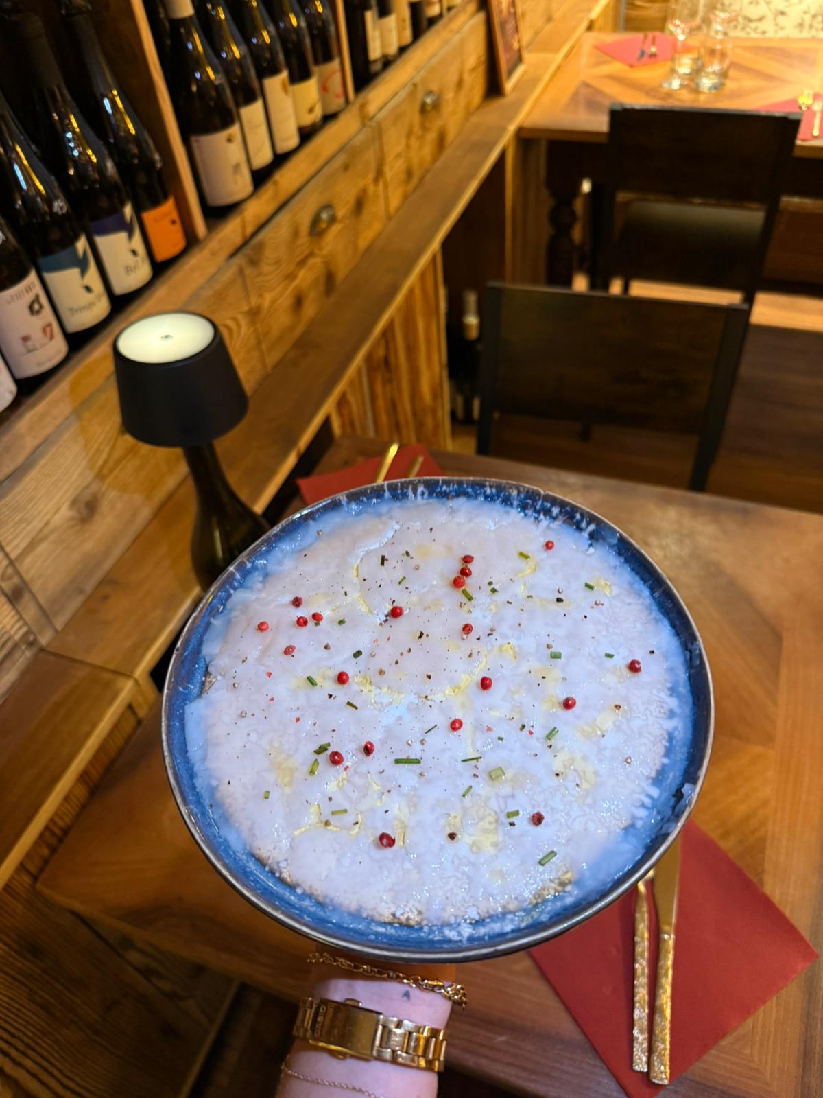 Carpaccio de noix de Saint-Jacques